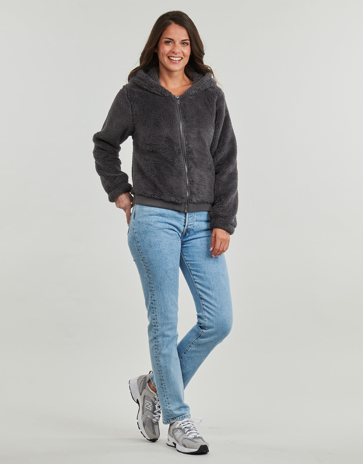 Giubbotto Donna Only ONLNEWANNA Grigio