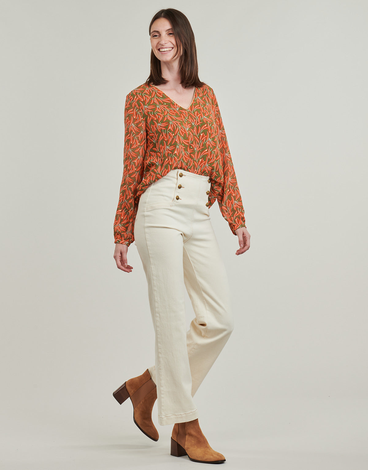 Camicetta Donna Only ONLMILEY Arancio