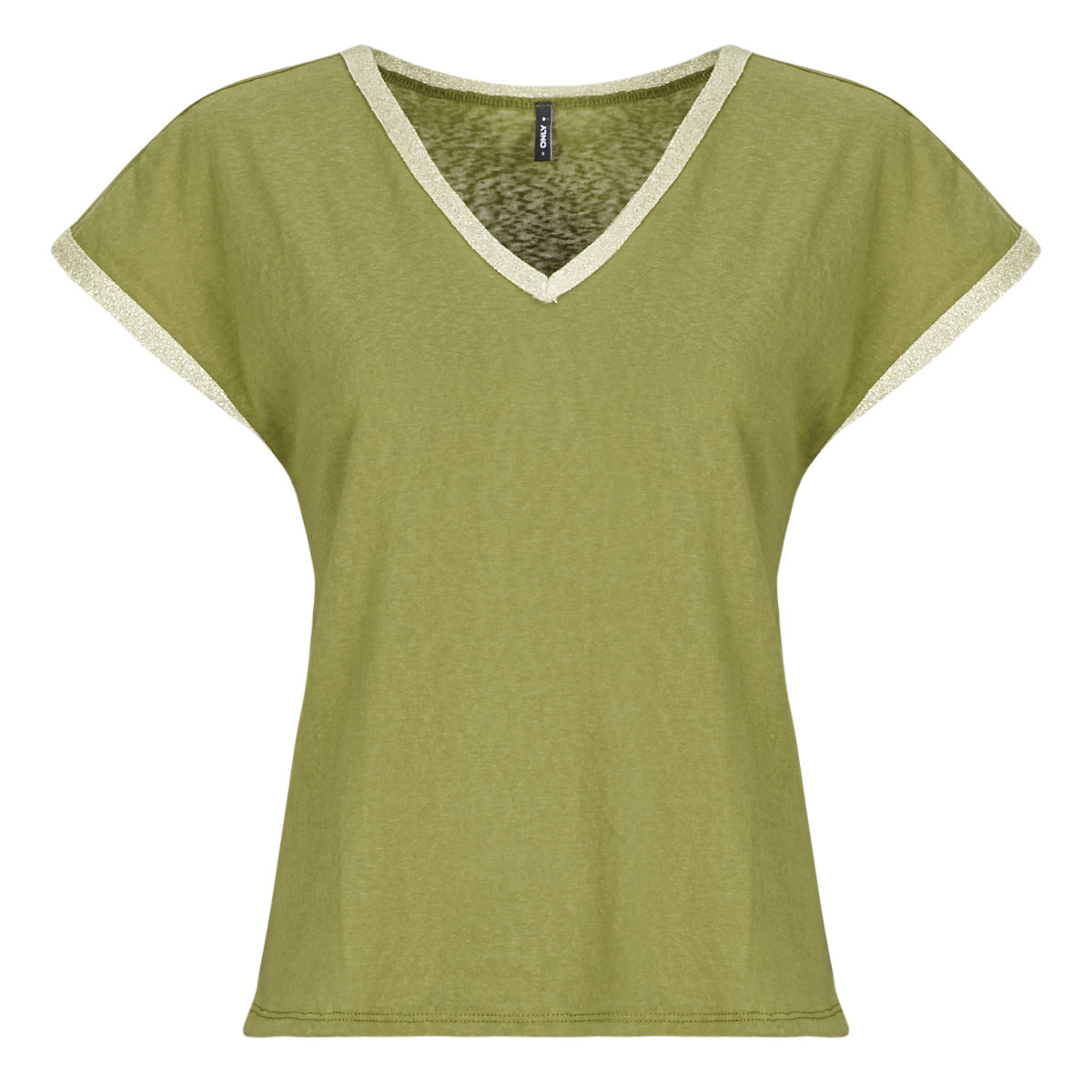 T-shirt Donna Only ONLPEGGY Kaki