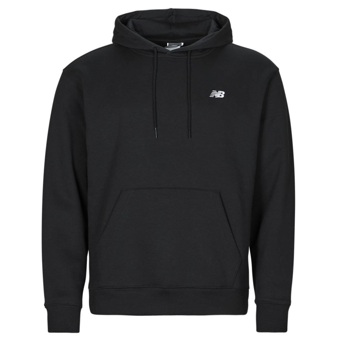 Felpa Uomo New Balance  SMALL LOGO HOODIE  Nero