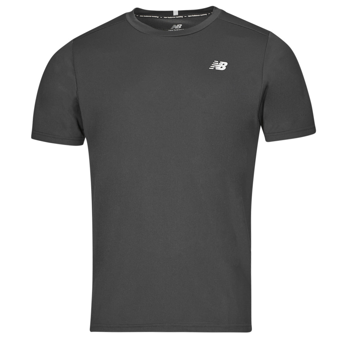 T-shirt Uomo New Balance  CORE RUN SHORT SLEEVES  Nero