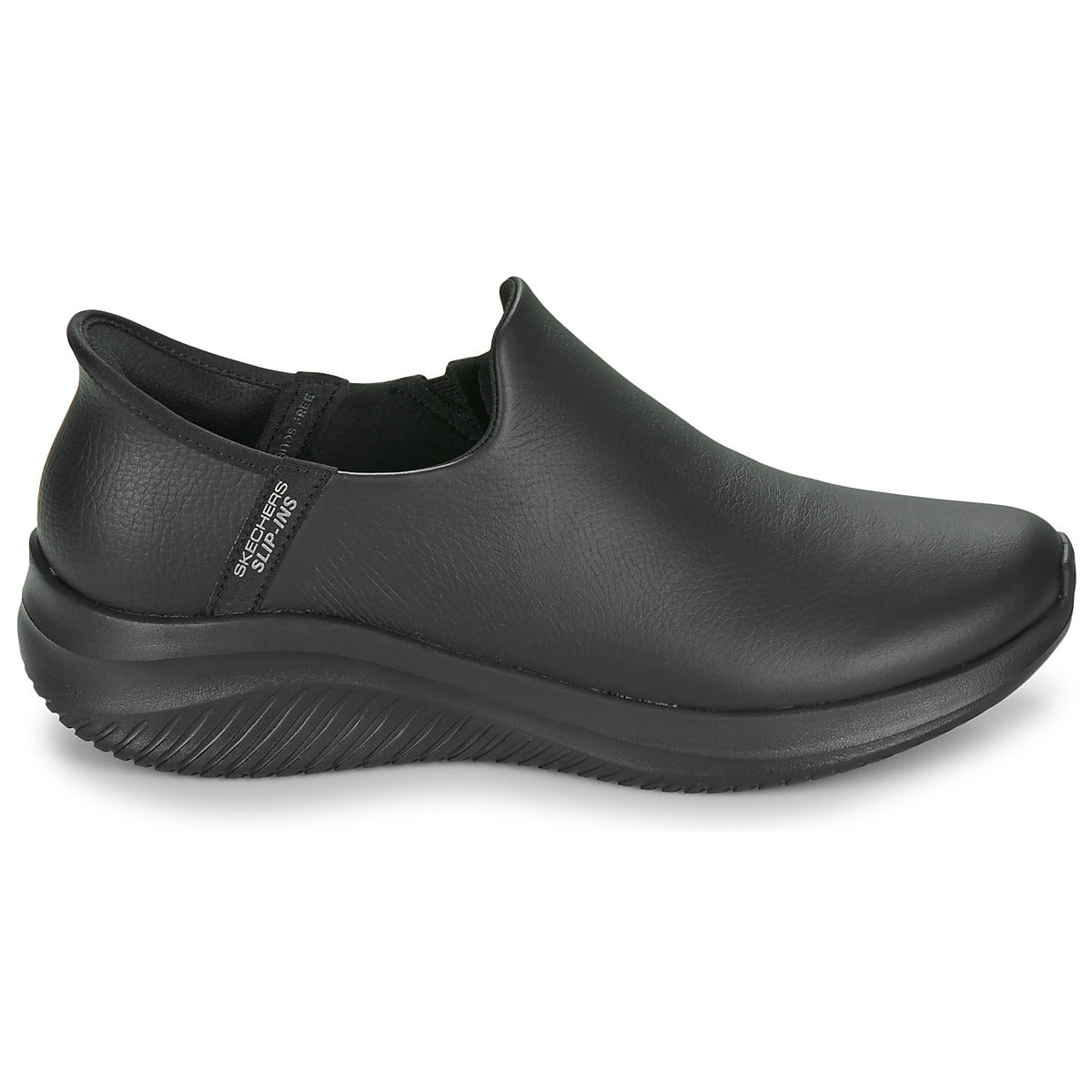 Scarpe Uomo Skechers  HAND FREE SLIP-INS ULTRA FLEX 3.0 LEATHER  Nero