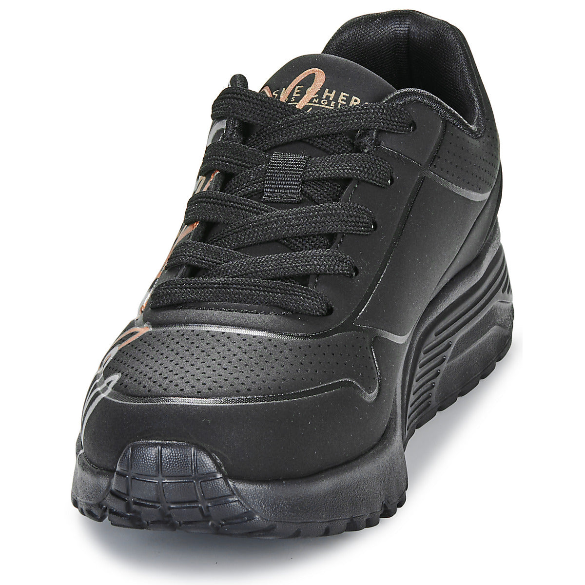 Scarpe bambini ragazza Skechers  UNO LITE  Nero