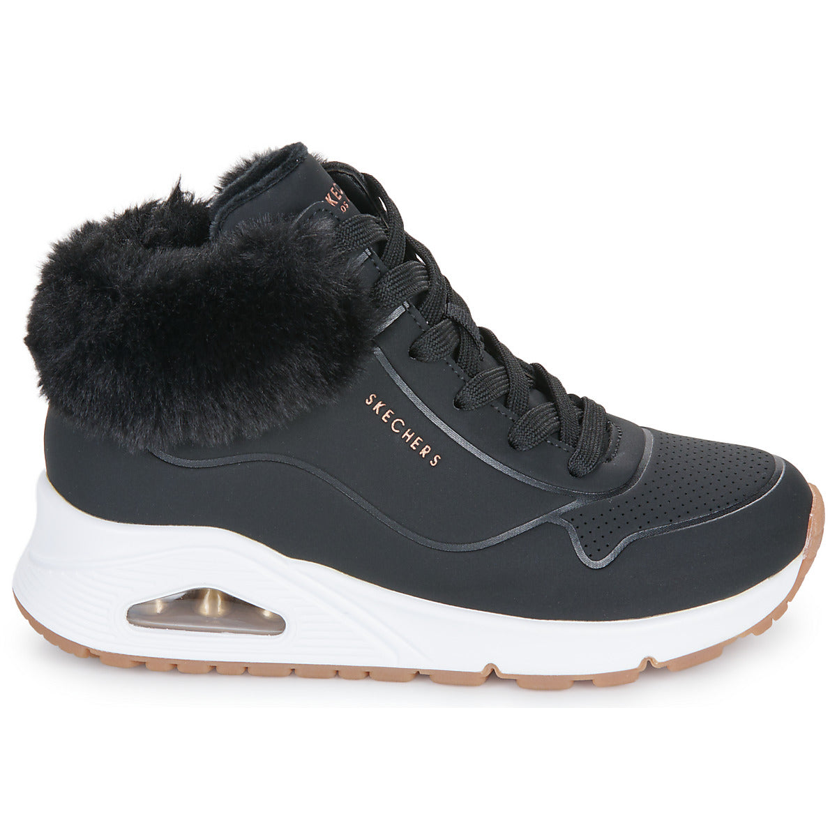 Scarpe bambini ragazza Skechers  UNO  Nero