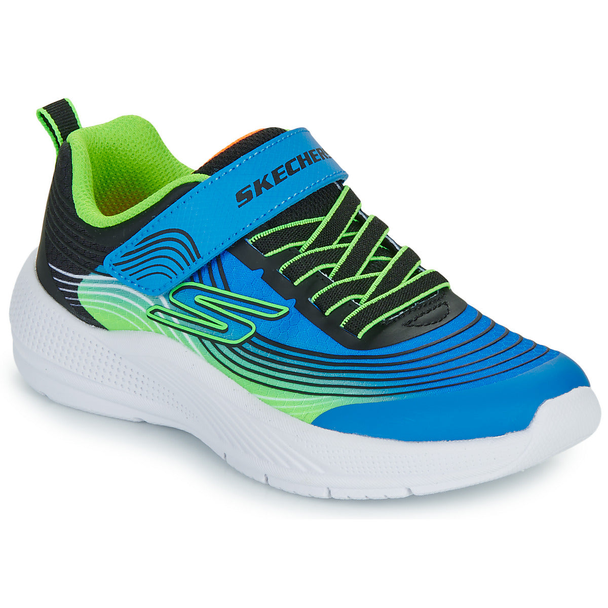 Scarpe bambini ragazzo Skechers MICROSPEC ADVANCE Blu