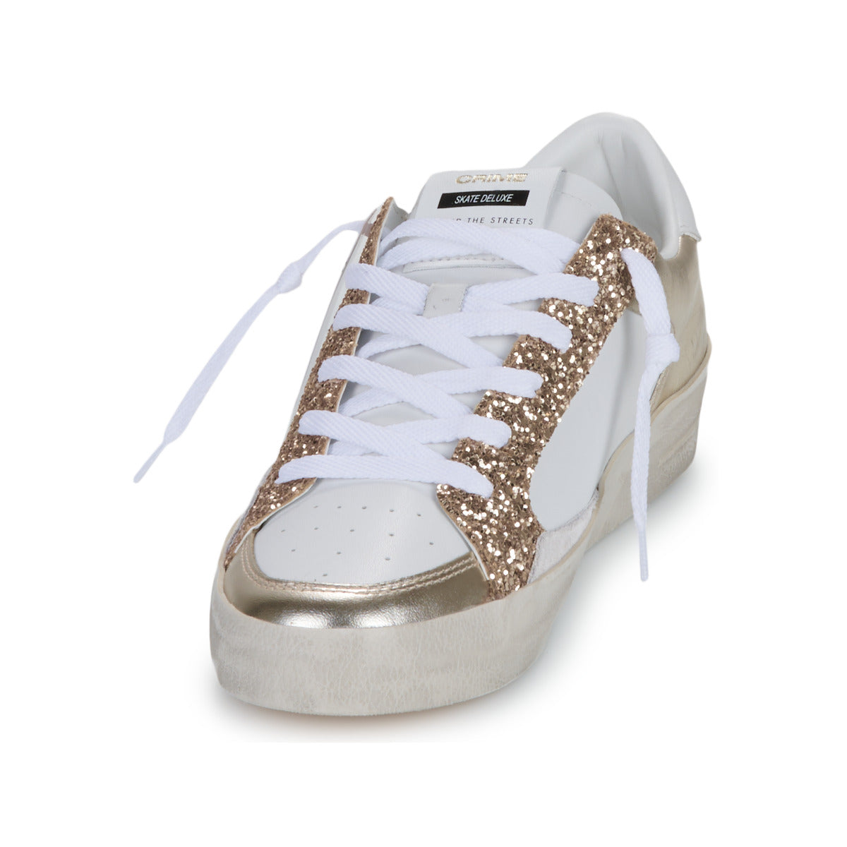 Sneakers basse Donna Crime London SK8 DELUXE Bianco