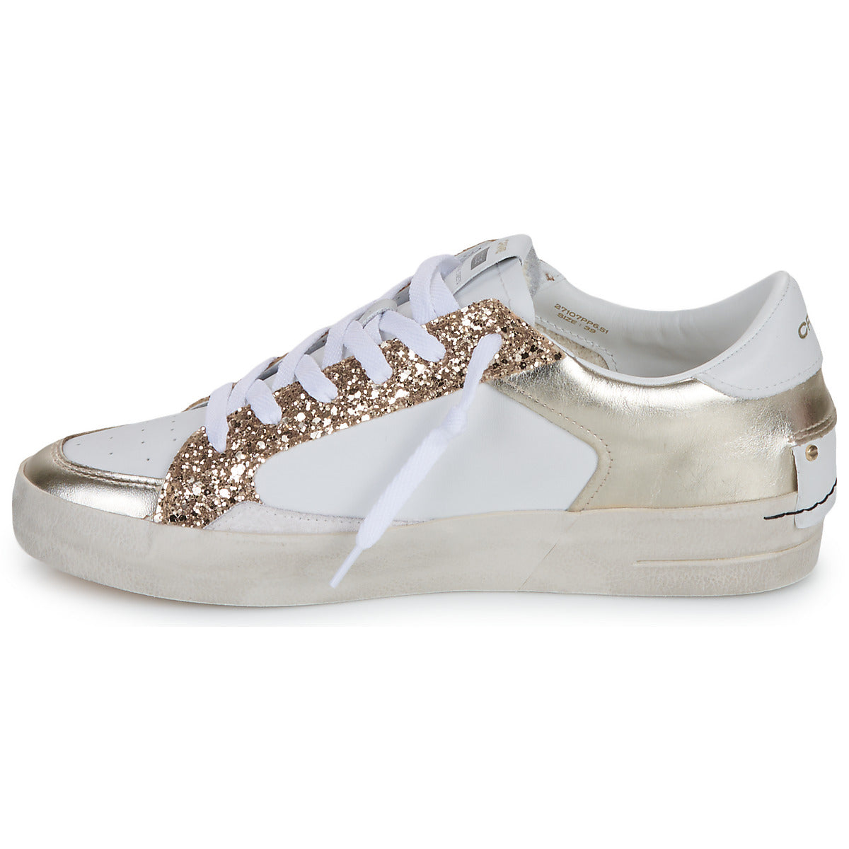 Sneakers basse Donna Crime London  SK8 DELUXE  Bianco
