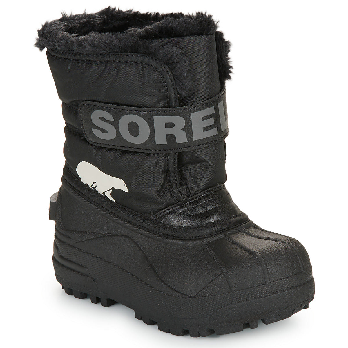Scarpe da neve bambini ragazza Sorel  CHILDRENS SNOW COMMANDER  Nero