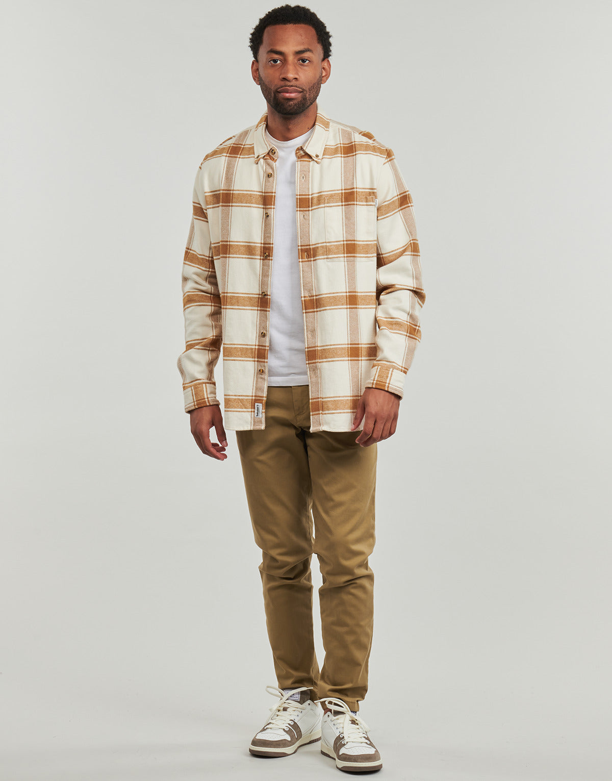 Pantalone Chino Uomo Selected  SLHSLIM-NEW MILES 175 FLEX CHINO  Beige