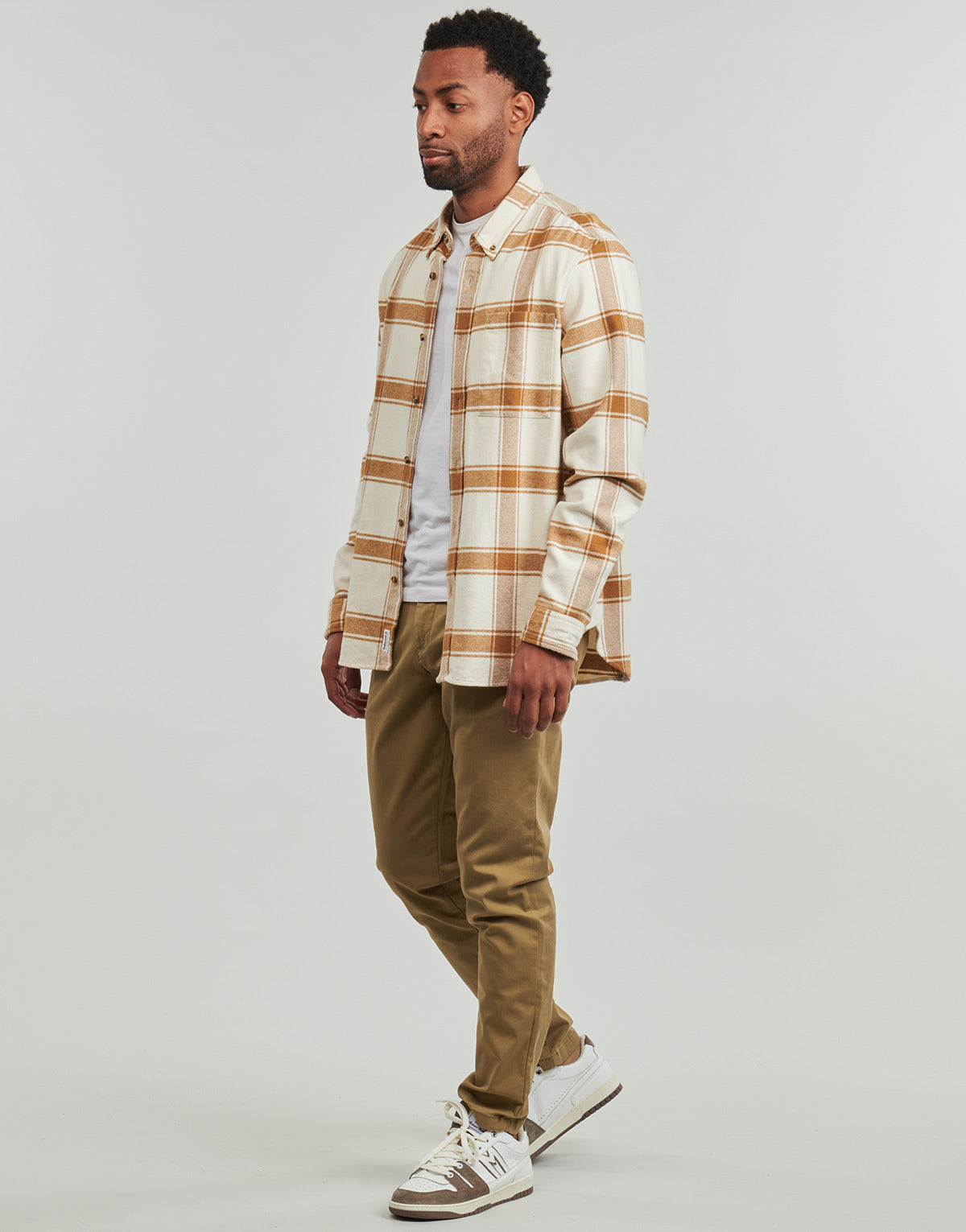 Pantalone Chino Uomo Selected  SLHSLIM-NEW MILES 175 FLEX CHINO  Beige