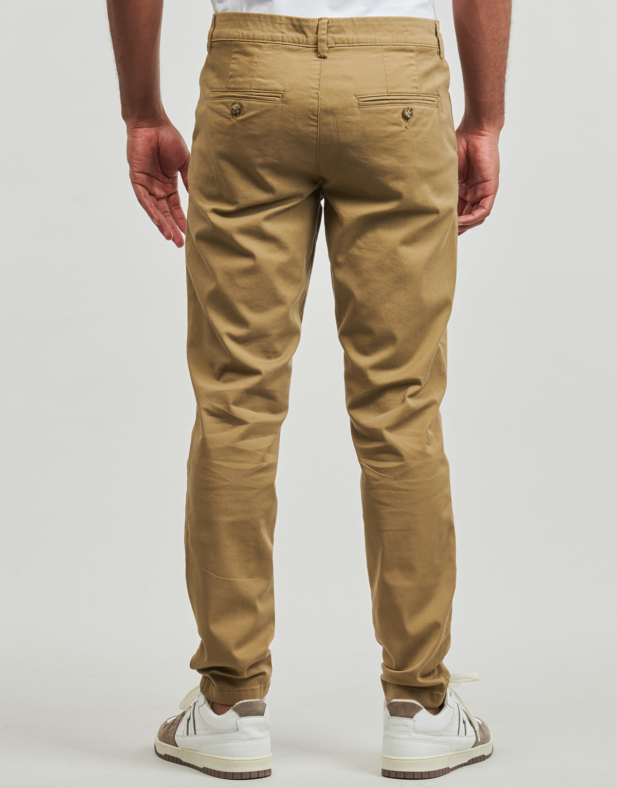 Pantalone Chino Uomo Selected  SLHSLIM-NEW MILES 175 FLEX CHINO  Beige