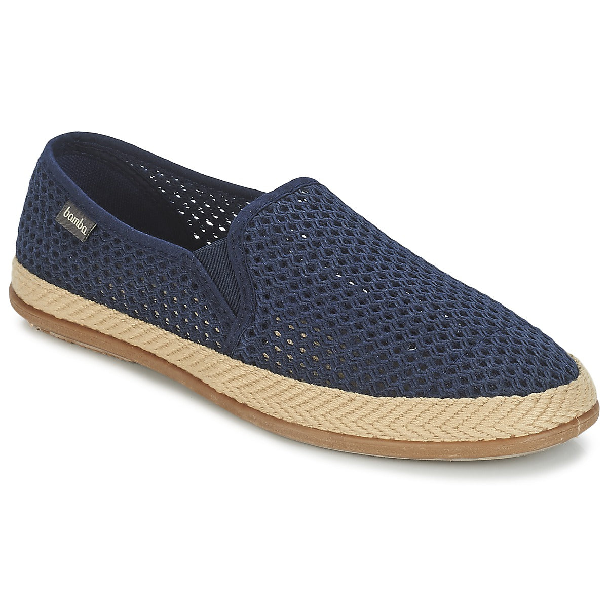 Scarpe Espadrillas Uomo Bamba By Victoria COPETE ELASTICO REJILLA TRENZA Blu