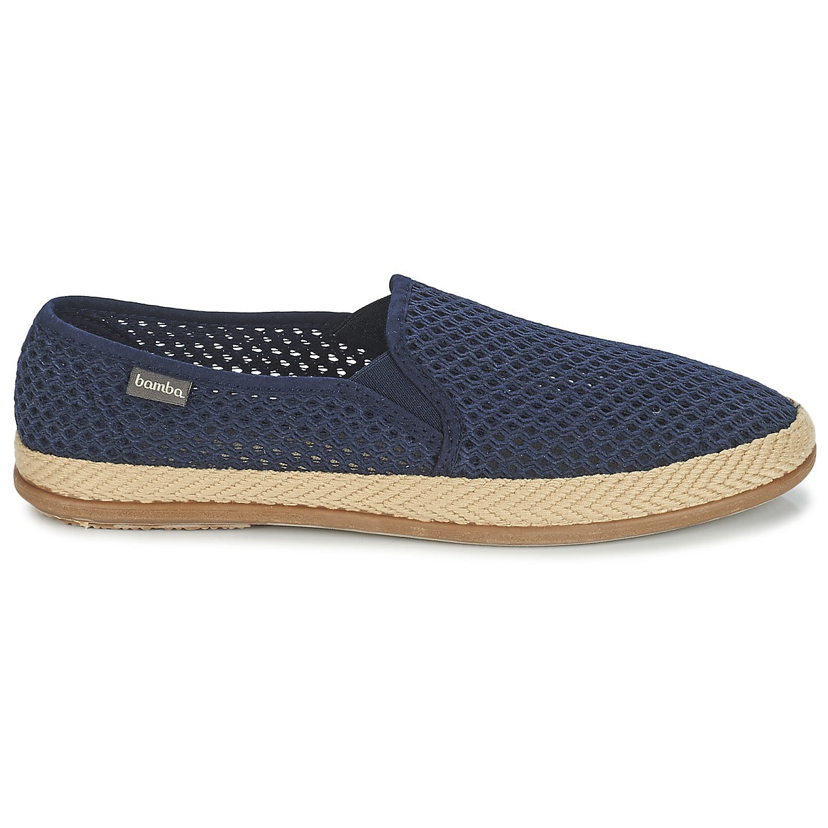 Scarpe Espadrillas Uomo Bamba By Victoria COPETE ELASTICO REJILLA TRENZA Blu