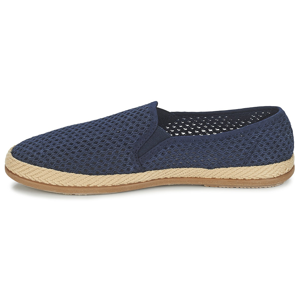 Scarpe Espadrillas Uomo Bamba By Victoria COPETE ELASTICO REJILLA TRENZA Blu
