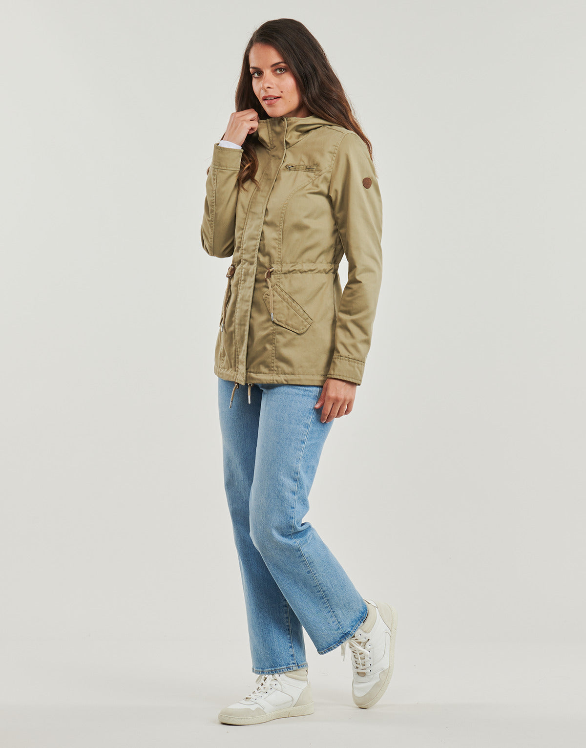 Parka Donna Only  ONLLORCA 2023 CANVAS PARKA CC  Verde