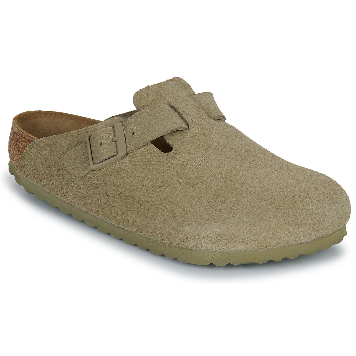 Scarpe Uomo BIRKENSTOCK  Boston LEVE Faded Khaki  Kaki