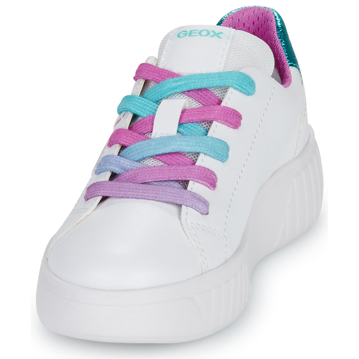 Scarpe bambini ragazza Geox  J MIKIROSHI GIRL  Bianco