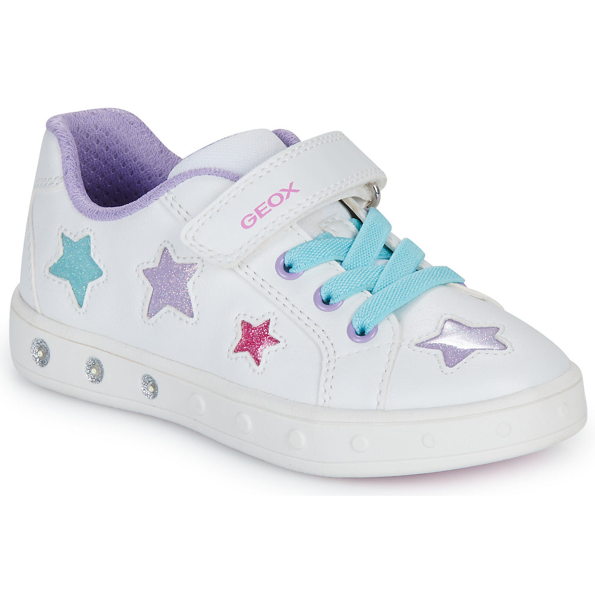 Scarpe bambini ragazza Geox  J SKYLIN GIRL  Bianco