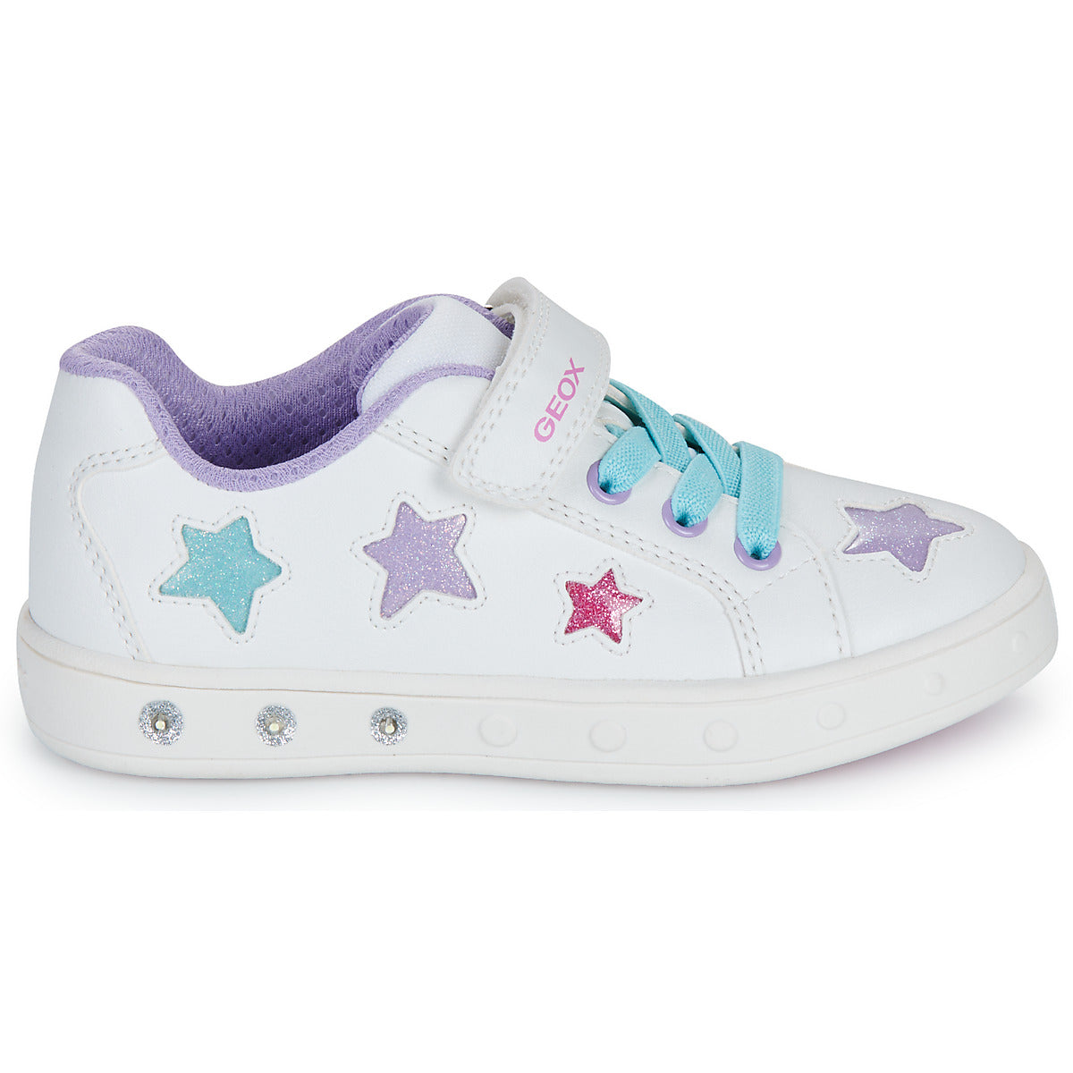 Scarpe bambini ragazza Geox  J SKYLIN GIRL  Bianco