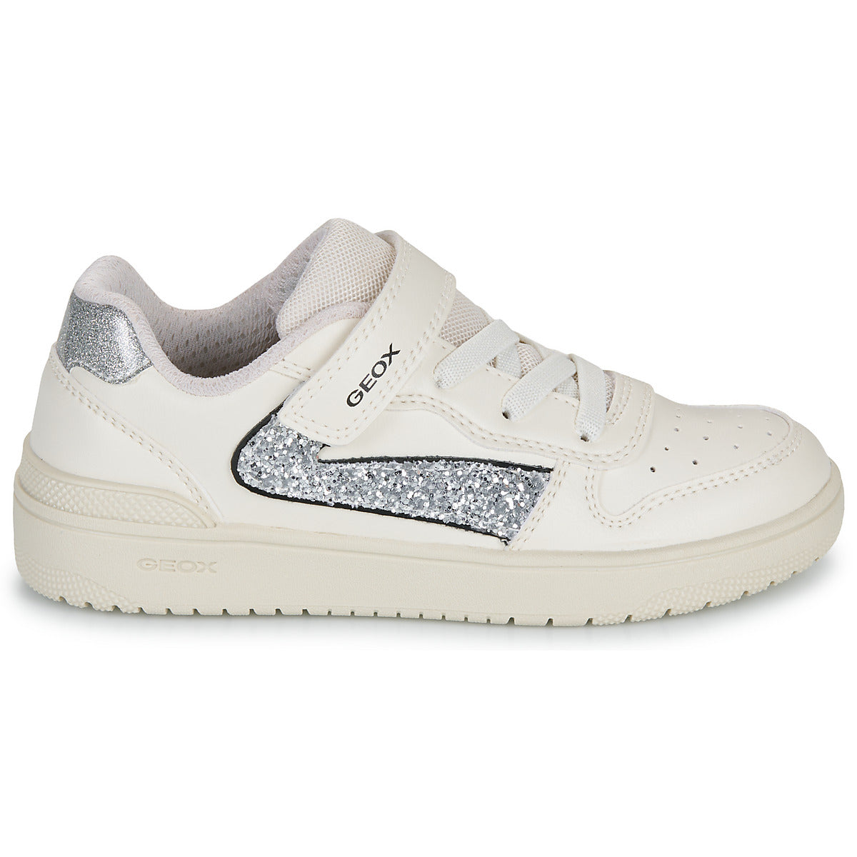 Scarpe bambini ragazza Geox  J WASHIBA GIRL  Bianco