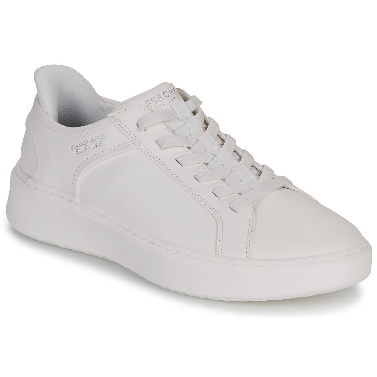 Sneakers Uomo Skechers SLIP-INS: COURT BREAK - DOUBLE VENTED Bianco