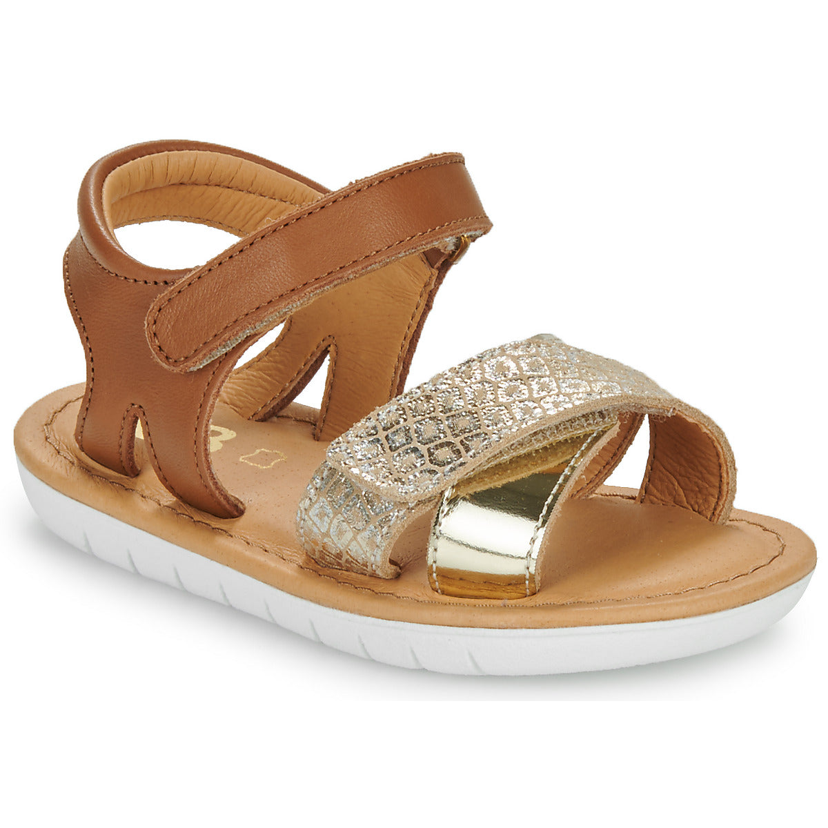 Sandali bambini ragazza GBB  AISHA  Marrone