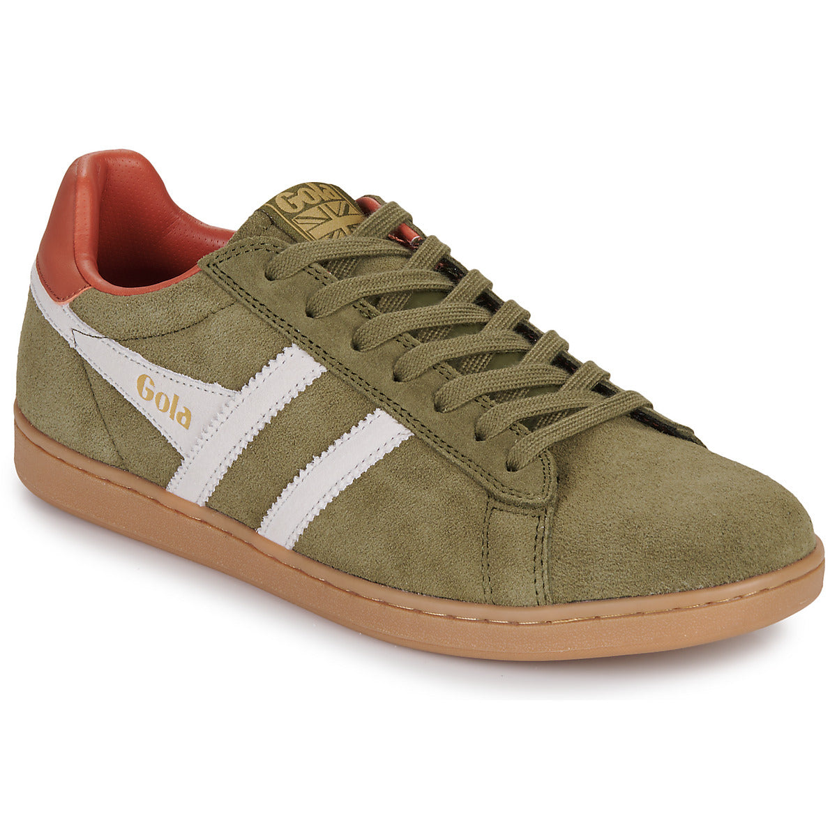 Sneakers Uomo Gola  Equipe II Suede  Kaki