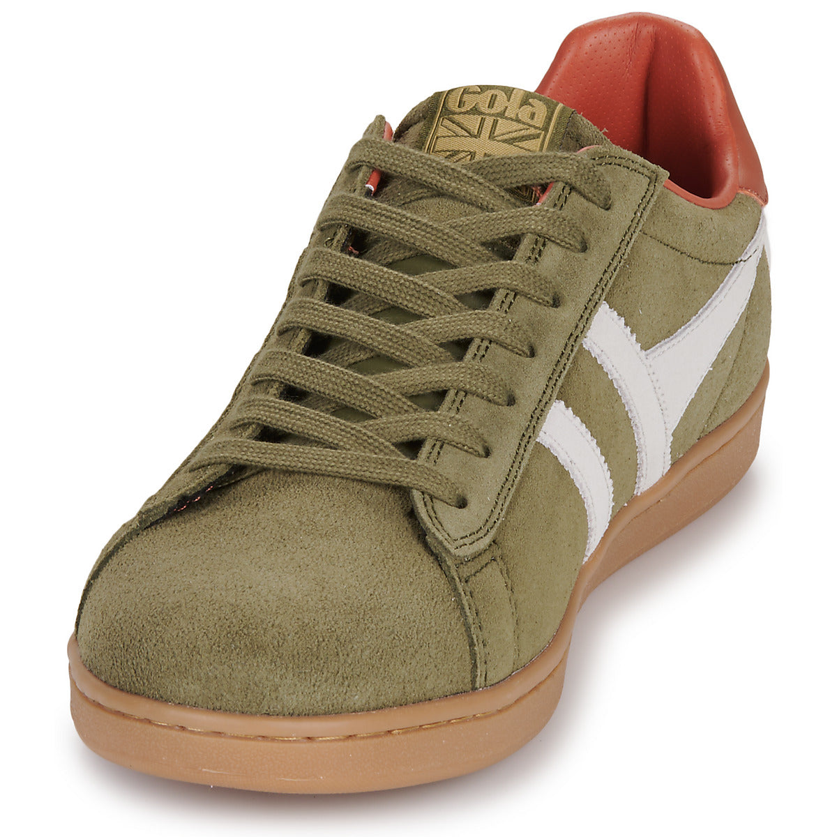 Sneakers Uomo Gola  Equipe II Suede  Kaki