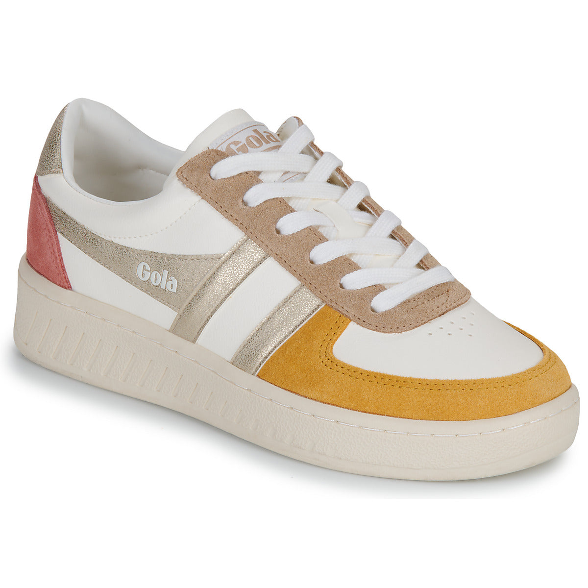 Sneakers basse Donna Gola  Grandslam Quadrant  Beige