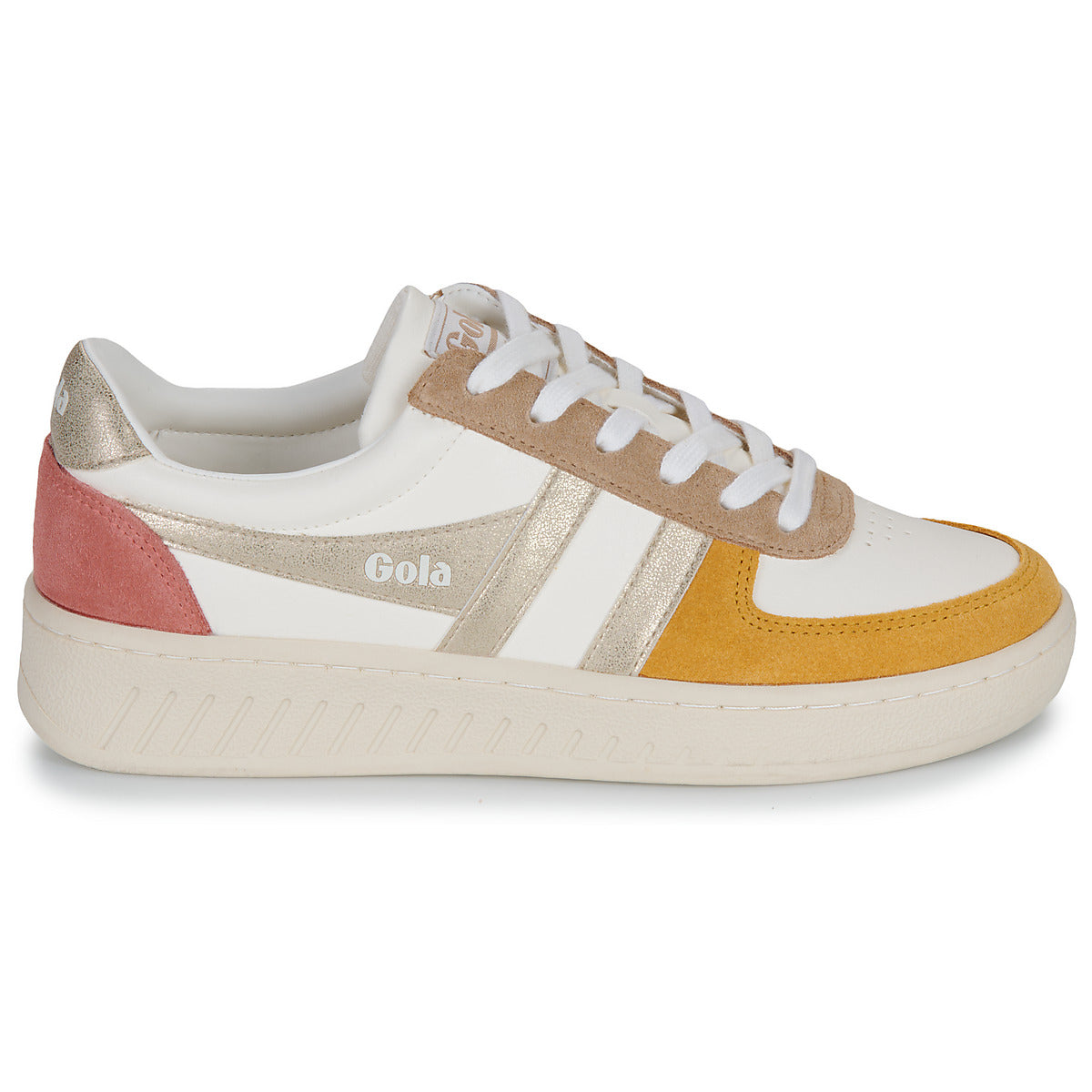 Sneakers basse Donna Gola  Grandslam Quadrant  Beige