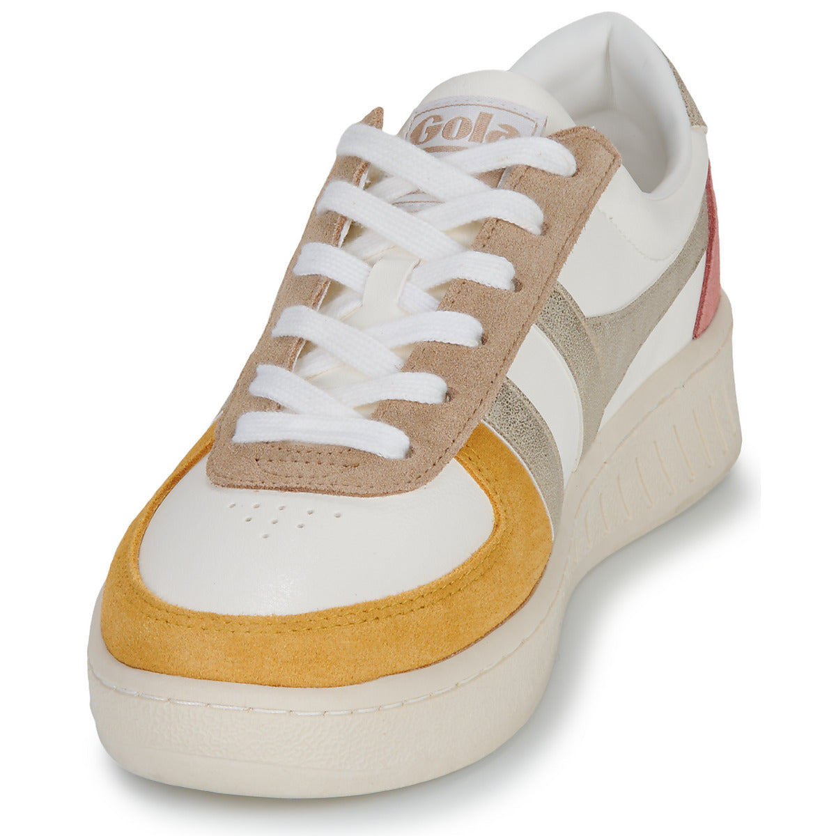 Sneakers basse Donna Gola  Grandslam Quadrant  Beige
