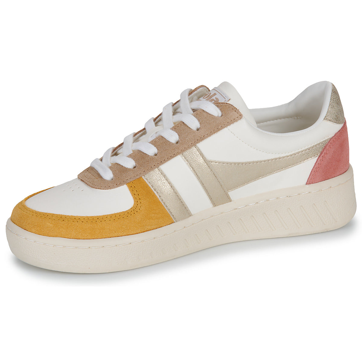 Sneakers basse Donna Gola  Grandslam Quadrant  Beige