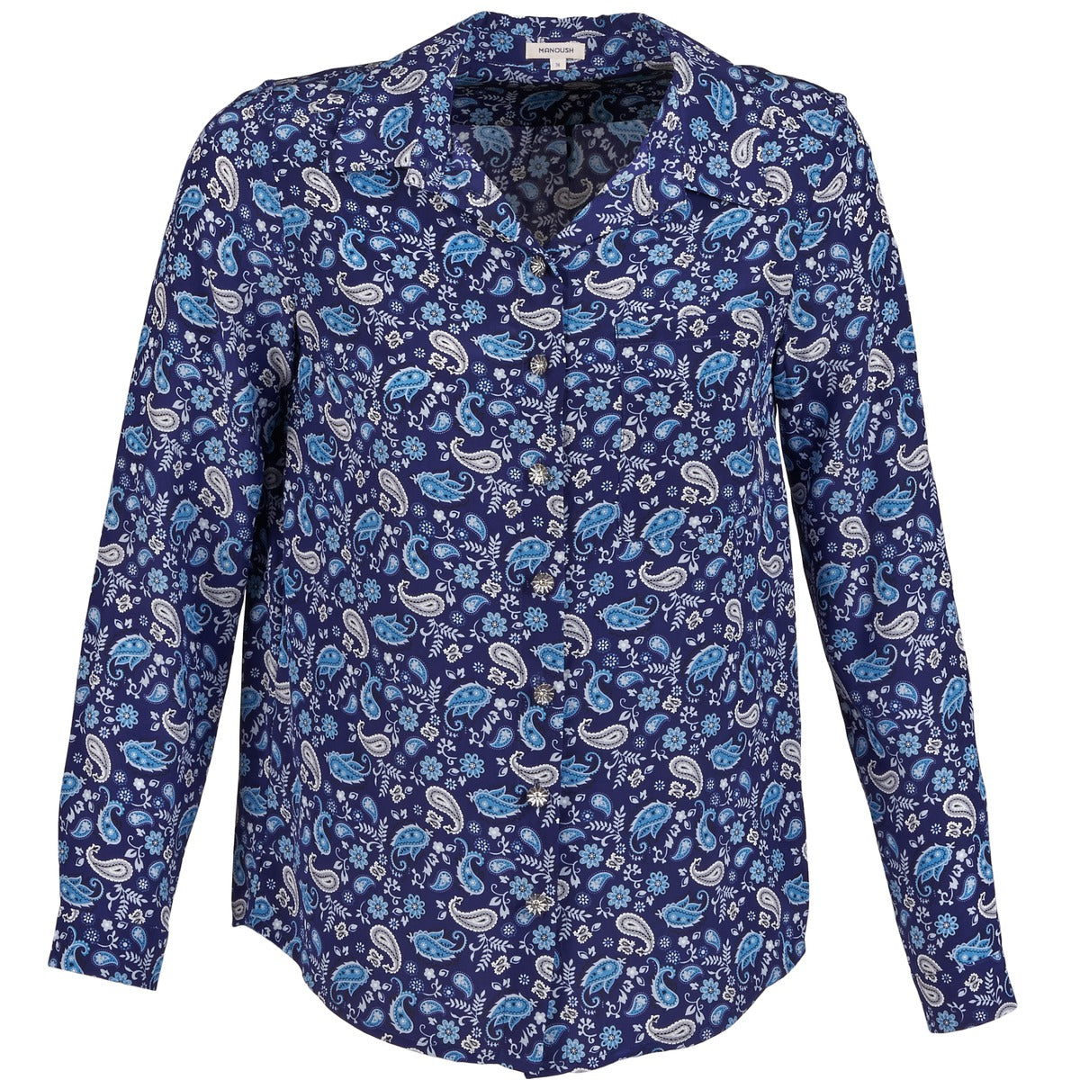 Camicia Donna Manoush BANDANA SILK Blu