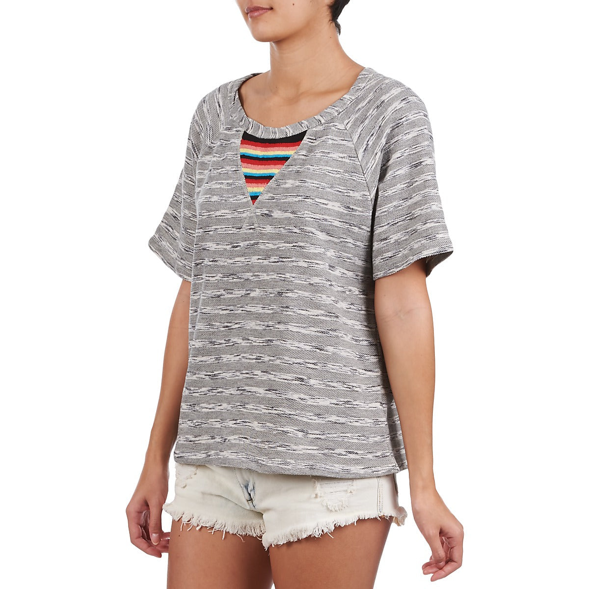 Felpa Donna Manoush ETNIC SWEAT Grigio