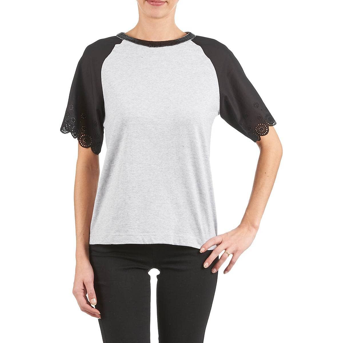 T-shirt Donna Manoush FANCY Grigio