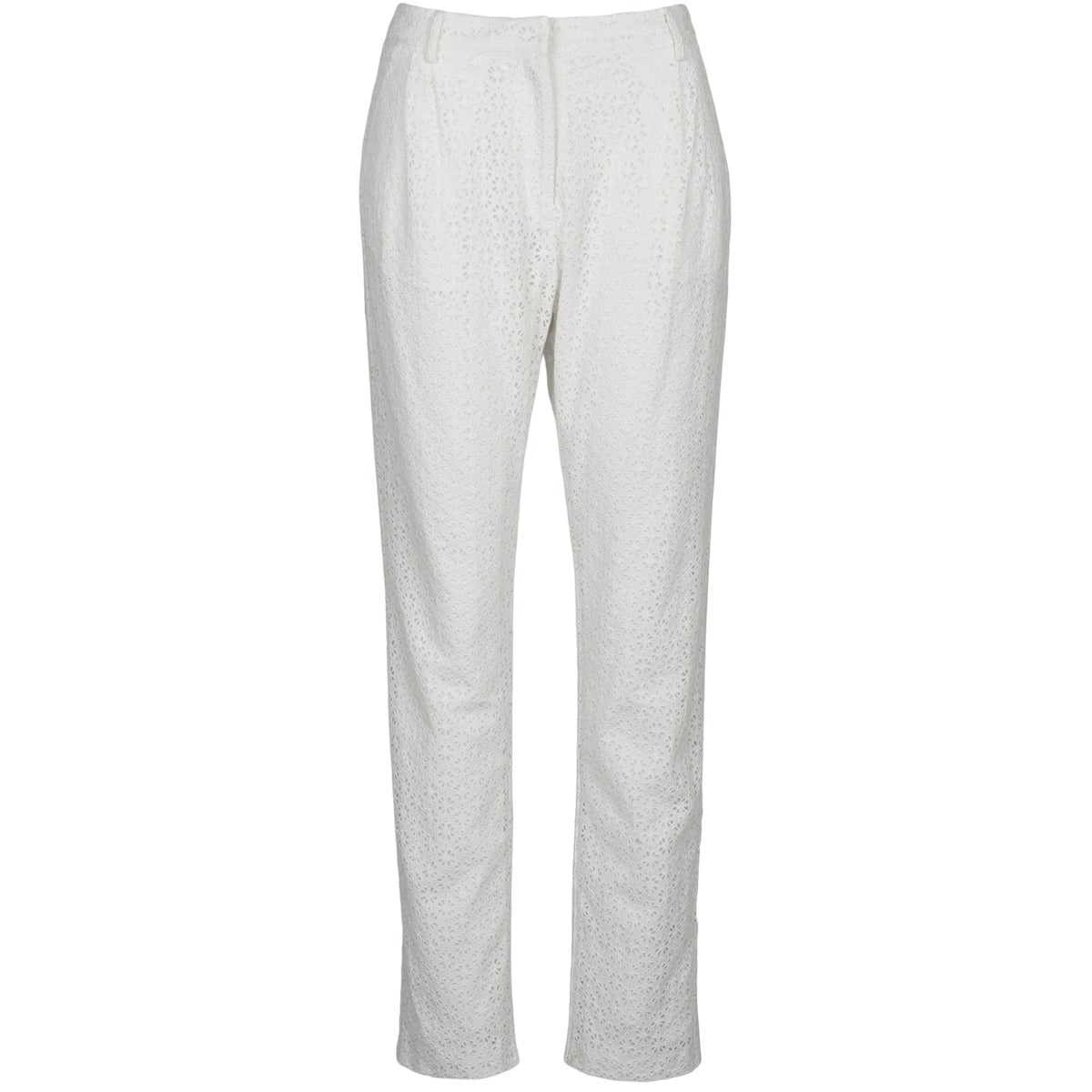 Pantalone Donna Manoush FLOWER BADGE Bianco