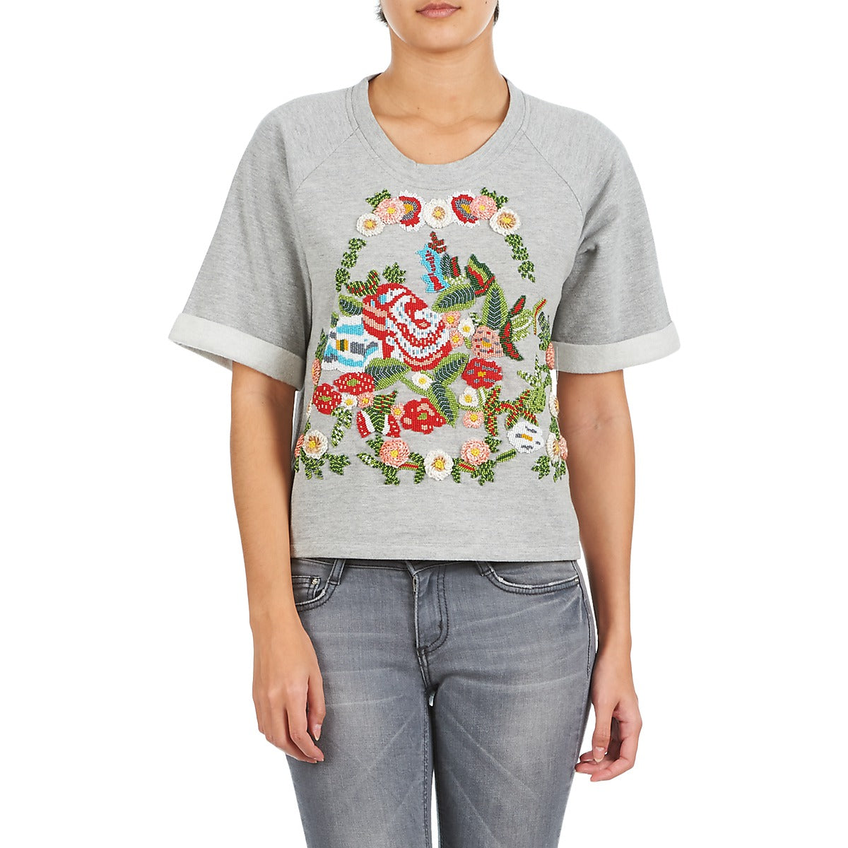 Felpa Donna Manoush GIPSY Grigio