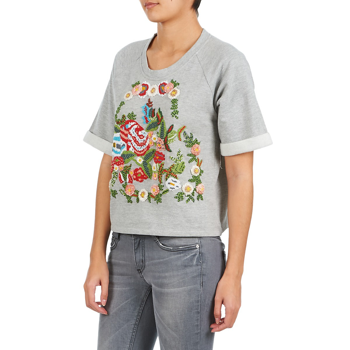 Felpa Donna Manoush GIPSY Grigio