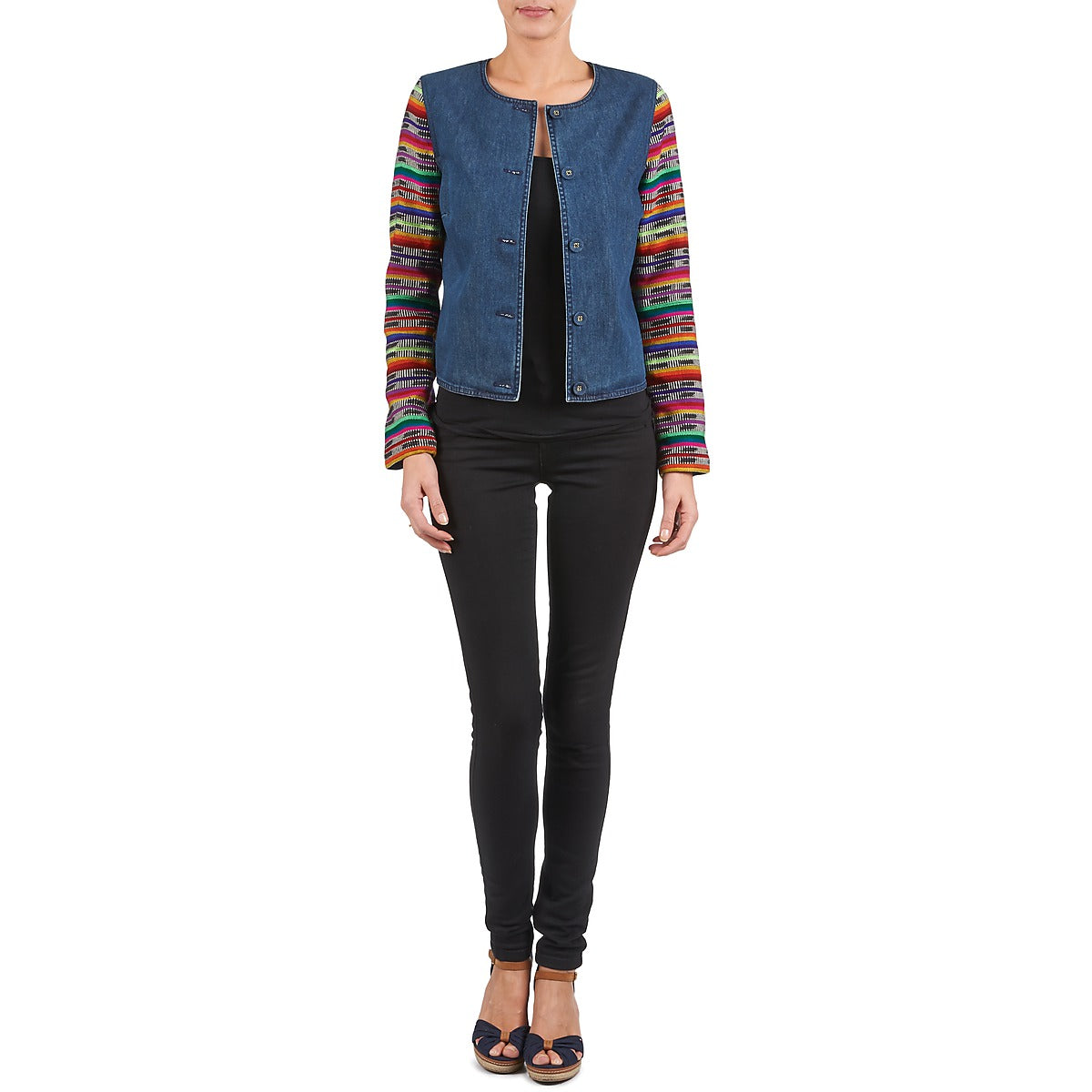 Giacca Donna Manoush INDIAN DENIM Blu