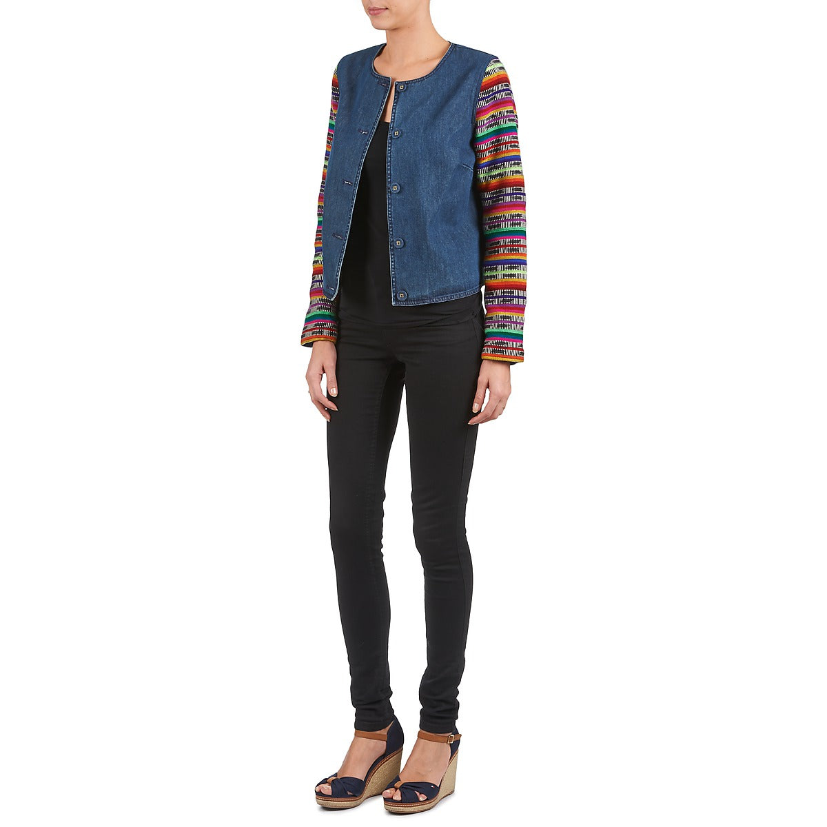 Giacca Donna Manoush INDIAN DENIM Blu