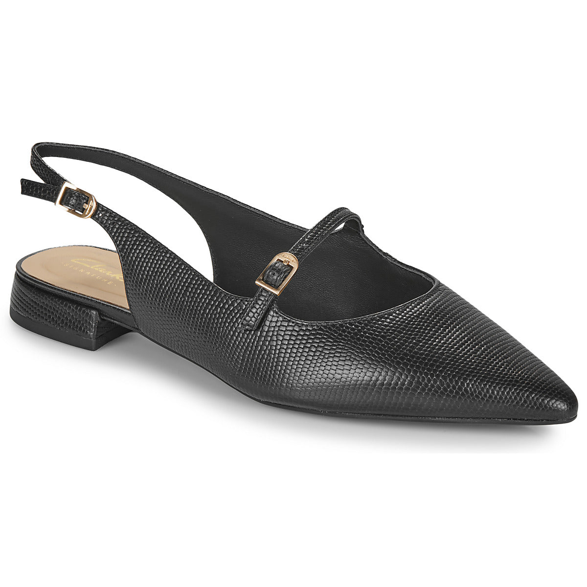 Ballerine Donna Clarks  SENSA15 SHINE  Nero