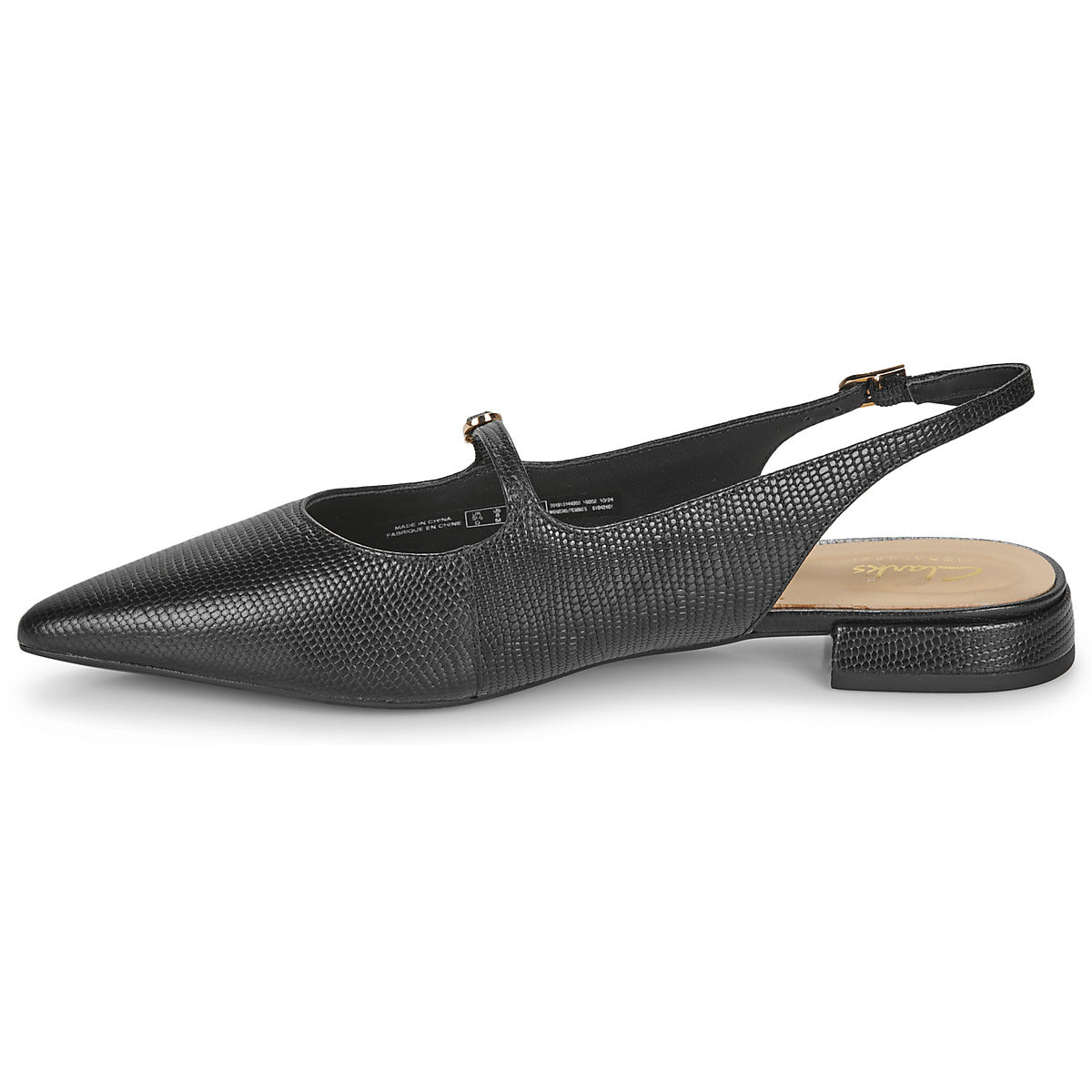 Ballerine Donna Clarks  SENSA15 SHINE  Nero