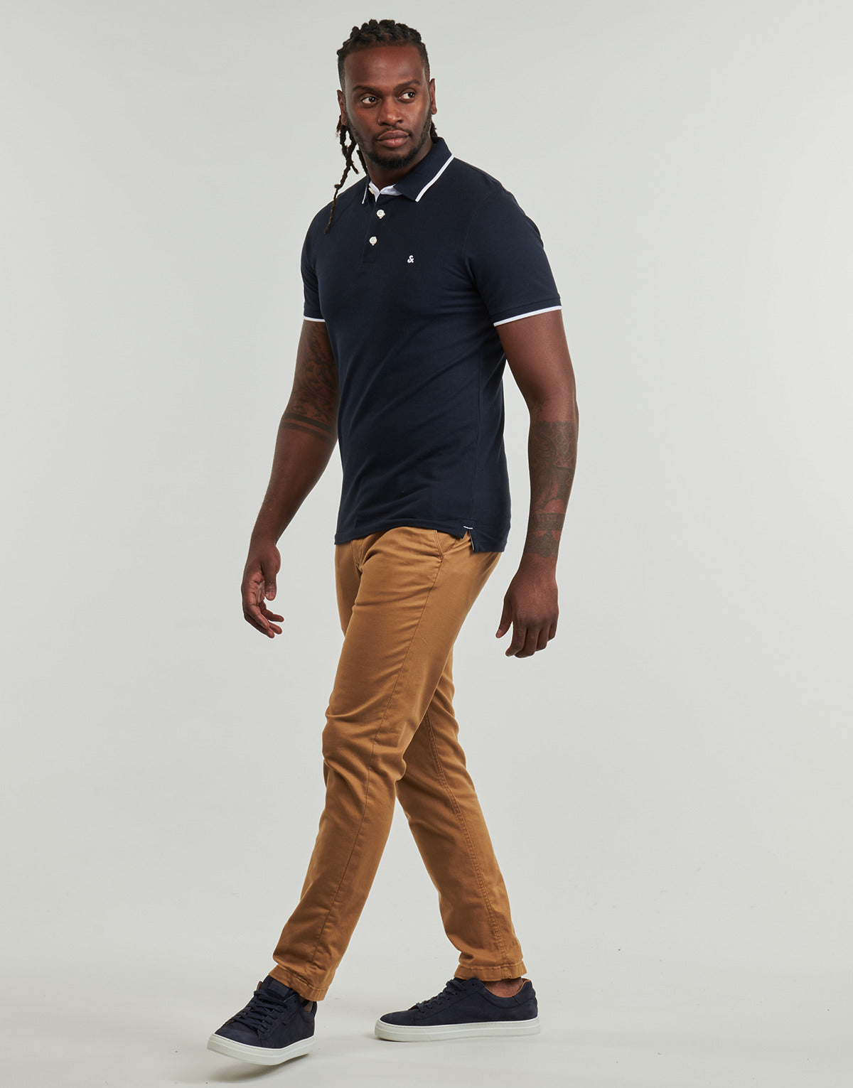 Polo Uomo Jack & Jones  JJEPAULOS  Blu