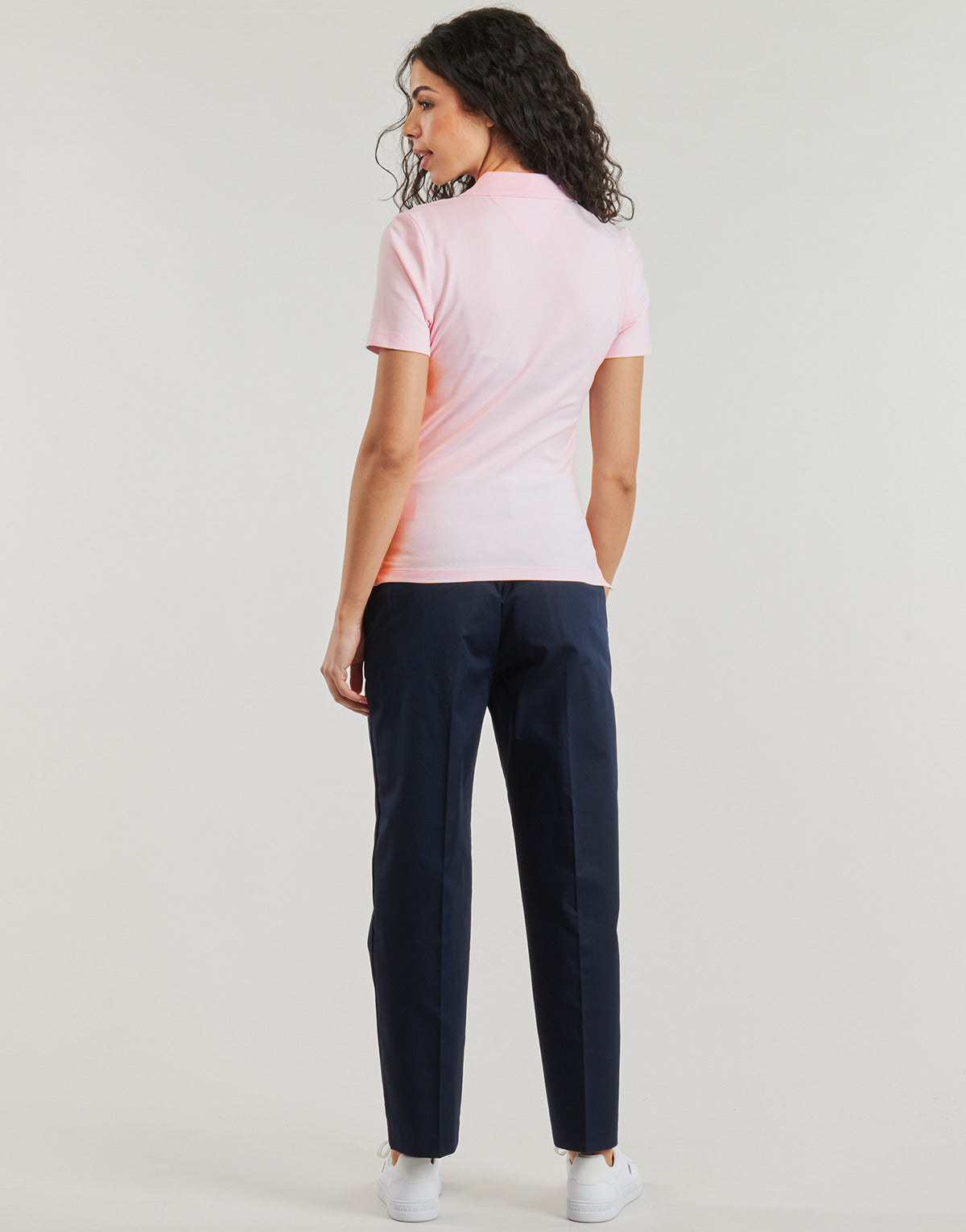 Polo Donna Tommy Hilfiger  1985 SLIM PIQUE POLO SS  Rosa