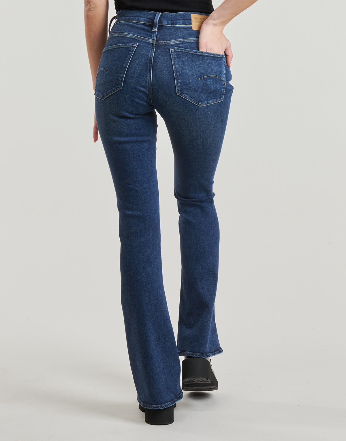 Jeans Flare Donna G-Star Raw  3301 FLARE  Blu