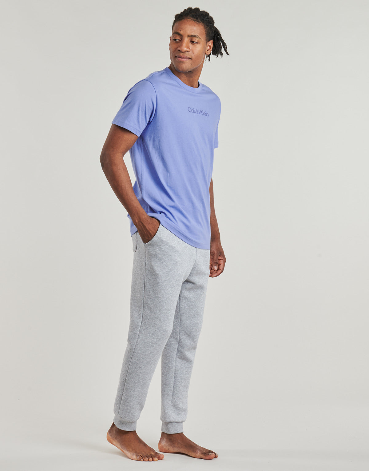 T-shirt Uomo Calvin Klein Jeans  S/S CREW NECK  Blu