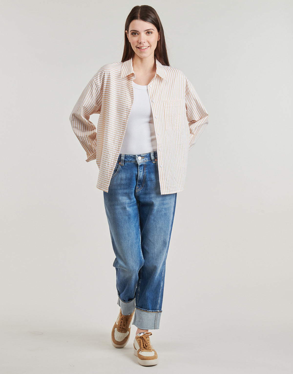 Jeans boyfriend Donna Le Temps des Cerises  400/28  Blu