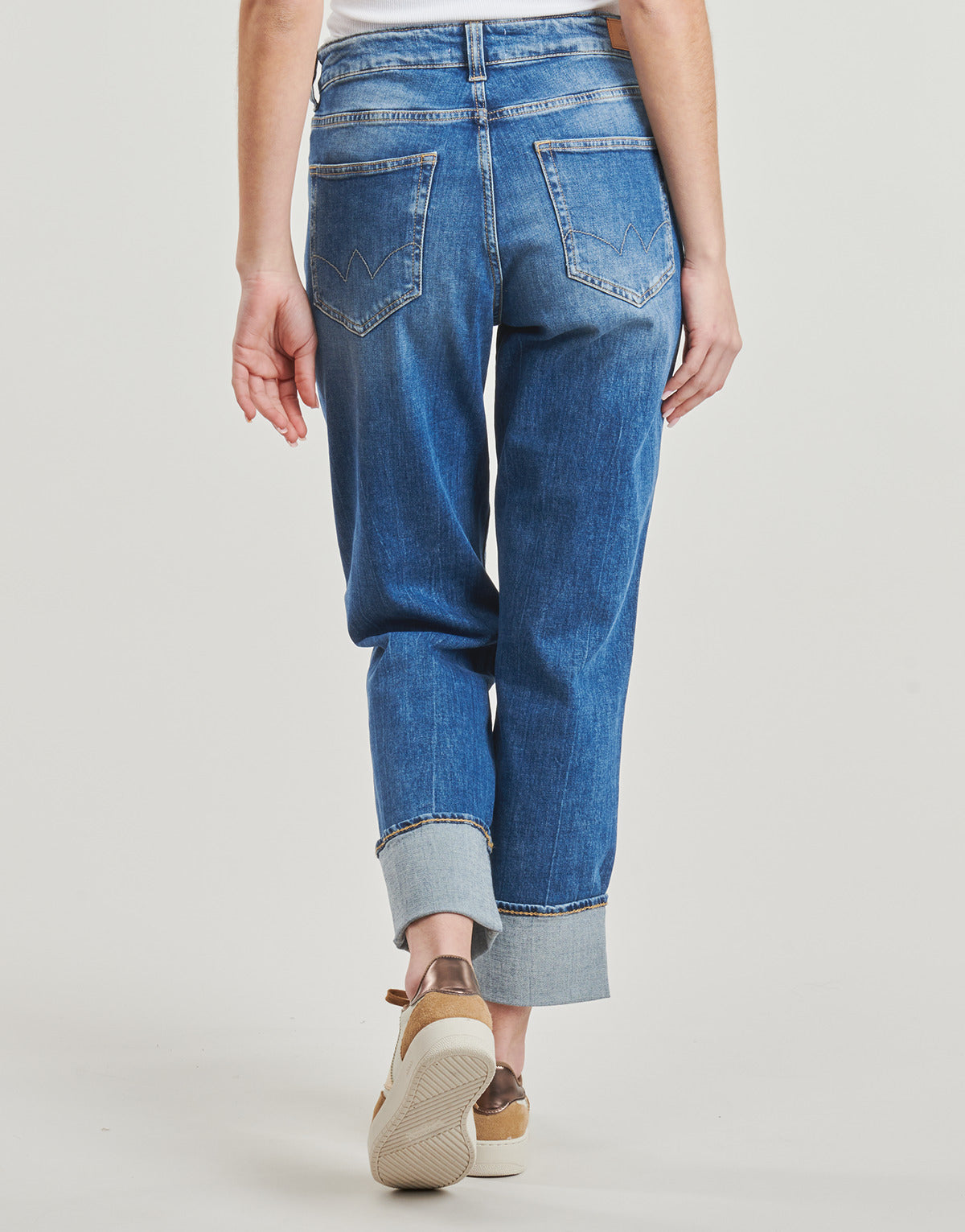 Jeans boyfriend Donna Le Temps des Cerises  400/28  Blu