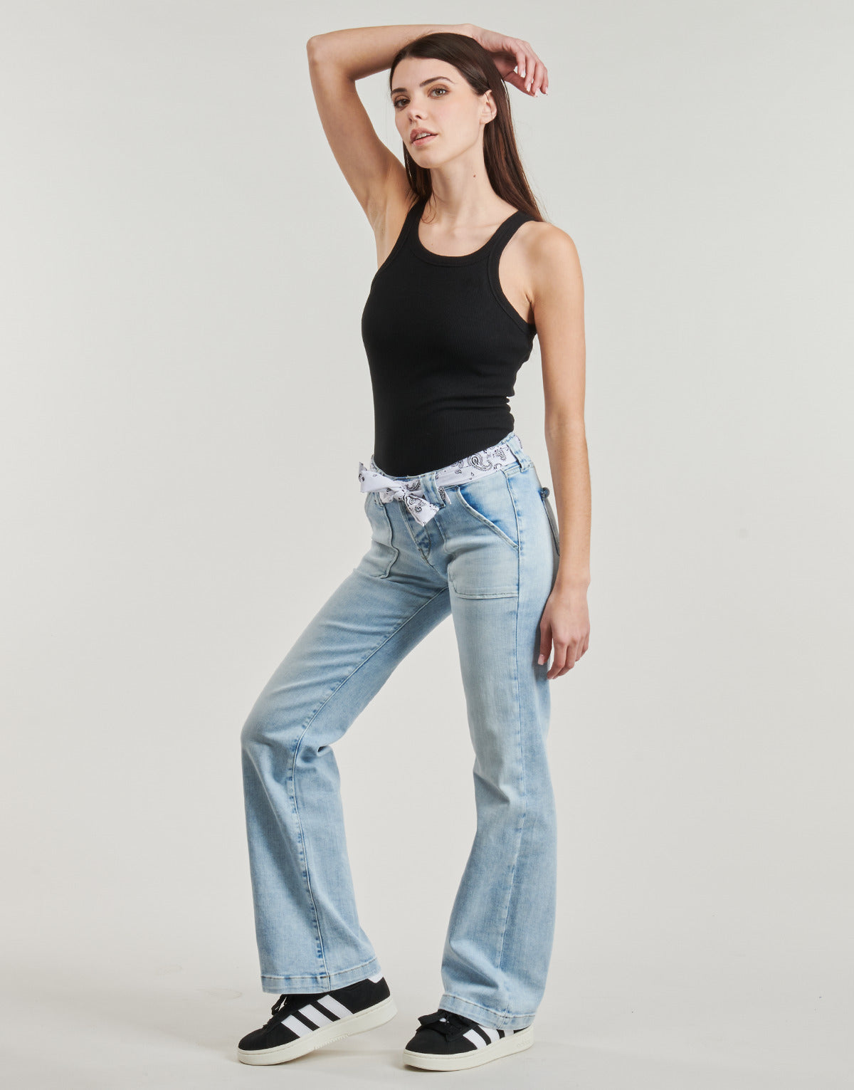 Jeans Flare Donna Le Temps des Cerises  FLARE  Blu