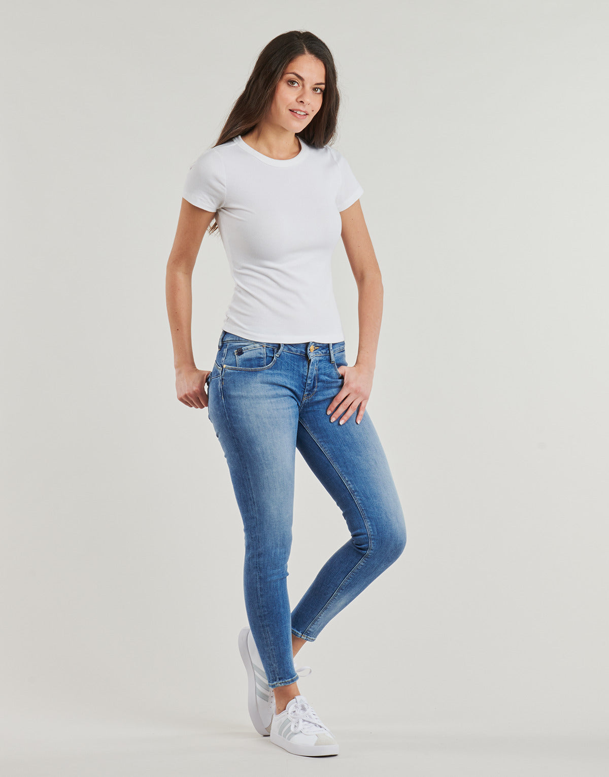 Jeans Slim Donna Le Temps des Cerises  PULPC  Blu
